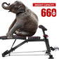 Adjustable Weight Bench - Utility workout Benches for Exercise, Free Installation Design for Portable Fitness Strength Training Equipment at Home Gym