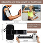 Phone Holder, Arm Bands for Workout, Use for Running, Walking, Hiking & Biking (Grayish White)