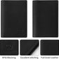 Ringsun Leather Passport Cover for Men Women, RFID Passport Wallet Case Travel Passport Holder for Family