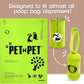 Pet N Pet Poop Bags For Dogs, 120 Counts Plant Based Dog Poop Bags Rolls, Thick Doggie Poo Bag, 100% Leak-proof, Easy to Use Pet Waste Bag