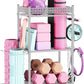 Yoga Mat Storage Rack, Home Gym Storage Rack, VOPEAK Workout Storage for Yoga Mat, Foam Roller, Equipment Gym Storage for Home Exercise and Fitness Gear (Metal)
