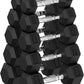 Hex Dumbbell Set, 30-480 lb Set Rubber Encased Exercise & Fitness Dumbbells, Weights Dumbbells Set, Hand Weight for Strength Training