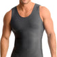 Insta Slim -Made in USA- Compression Tank-Top Shapewear for Men. Tummy Control Slimming Body-Shaper for Belly & Back Support