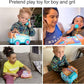Baby Phone Toy,Baby Toy Phone Cartoon Baby Piano Music Light Toy Children Pretend Phone, Kids Cell Phone Girl with Light Parent-Child Interactive Toy Gift Game Boy Girl Early Education Gift Pink 18M+