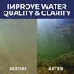 Ultimate Pond Bacteria, Outdoor Pond & Lake Natural Beneficial Bacteria Treatment, Aquatic Odor Reducer & Sludge Digester, Fish, Plant, & Livestock Safe, Easy Dosing Liquid, 1 Gallon Bottle