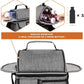 opux Lunch Box for Men, Adult Lunch Box Cooler, Insulated Lunch Bag Women, Dual Compartment Lunchbox for Work, Leakproof Double Decker Lunch Bag, Soft Lunch Pail Tote Boys Girls Kids School, Gray