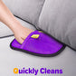 2025 Thickened Electrostatic Pet Hair Removal Gloves (2 Pcs) - Reusable Strong Grooming Gloves for Cats & Dogs, Hair Remover for Couch, Furniture, Carpet, Car Seats & Clothing (Purple)
