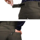 Outdoor Ventures Men's Lite Waterproof Windproof Fleece Lined Warm Hiking Ski Snow Pants Expandable-Waist