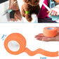 9 Pack 1" x 5 Yards Self Adhesive Bandage Wrap Self Stick Wrap for Ankle, Wrist, Finger, Sports, Breathable Cohesive Vet Tape for Pets (Light Orange)