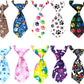 PET SHOW 10pcs Pack Paw Small Dog Ties Neckties for Doggies Cats Adjustable Holiday Birthday Grooming Accessories Neck Ties Bowties Girl Boy Festival Wedding Costumes Puppies Photography Party Gift