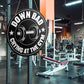 Gym Sign Decor, Home Gym Sign, Workout Room Fitness Room Decor Gym Sign Decoration, Gym Gift for Trainer Exercise Lover, Down Bad Crying at The Gym