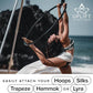 Uplift Active Adjustable Yoga Aerial Rig - Only Premium Home Yoga Stand with Adjustable Height | Portable Stainless Steel Rig | Aerial Fitness, Use with Hoops/Lyra, Silks & Hammock