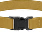 Breakaway Cat Collar Leather with Removable Bell - 13 Colors Available - Soft Adjustable Girl Boy Safety Lightweight Pet Kitten Collars Pink Brown Blue Green Red Orange Black (Mustard)
