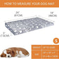 VANKEAN Reversible Cool and Warm Dog Bed Mat for Crates - Stylish Pad With Waterproof Inner Linings and Removable Machine Washable Cover, Firm Support for Small to XX-Large Dogs, Grey