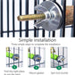 Hamiledy Bird Grinding Perch for Parrots Sand Bird Perches Claw Trim Cage Perches for Parakeets Cockatiels Lovebirds Canaries Green Cheeked Conures and Similarly Sized Birds(8 Pcs 0.78 in Diameter)
