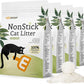Non-Stick Ultra Clumping Cassava Tofu Cat Litter, Odor Control Low Tracking Kitty Litter Pellets, Plant-Base Natural Ingredients Cat-Litter, 9 lbs X 4 Packs