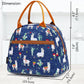 FlowFly Insulated Lunch Cooler Bag - Tote Bag Organizer for Women/Men, Alpaca