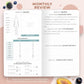 Clever Fox Wellness Planner - Weekly & Daily Health and Wellness Log, Food Journal & Meal Planner Diary for Calorie Counting, Notebook for Medical Condition Tracking – Pocket size (Rose Gold)