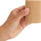 12-Rolls Self Adherent Bandage Wrap, Vet Tape - 3 in x 5 Yds Breathable, Elastic Cohesive Wrap Tape for Wrist, Swelling, Sports, Tattoo (Tan)