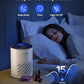 Air Purifiers for Bedroom Home, MOOKA HEPA Air Purifier for Home Pets with Fragrance Sponge for Smoke Dust Pollen Dander Odor, Small Air Cleaner with Sleep Mode Night Light Timer, KJ067L, White