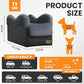 Portable Small Dog Seat for Car(Up to 11LB),Luxury Center Console Dog Car Seat Booster with Safety Tethers,Auti-Collapse Pet Travel Carrier for SUV,Truck.(Black/Grey)