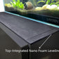 LANDEN Aquarium Wooden Stand and Cabinet for up to 105 Gal Tank, Fish Reptile Sea Salt WaterTank Stand, Nano Foam Leveling Mat Included, W47.2xD23.6xH31.5 in, Wooden Matte Black Painted(Stand Only)