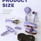 9PCS Horse Grooming Kit Curry Comb Sweat Scraper Horse Bathing Supplies Grooming Tools with Storage Bag Sugar Taro
