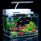 18-Piece Artificial Aquarium Plants Decorations – Large Set with Red & Green Foliage, Fish Tank Decor for Betta, Goldfish, Freshwater & Saltwater Tanks, Weighted Bases