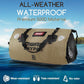 Waterproof Duffel Bag - Motorcycle Dry Bag Tail Bag with Large Storage Space, Waterproof Luggage Duffle Bags with Outer Mesh Zipper Pocket for Camping, Kayaking, Fishing & Traveling