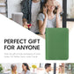 ALLIVE Passport Holder for Travel Women Men,Genuine Leather Passport Cover Wallet,Travel Must Haves Airport Essentials Travel Gifts Green