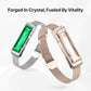 Smart Health Wristband, Wearable Activity & Fitness Tracker Band, 24/7 Sleep Tracker, All-Day Automatic Continuous Heart Rate Tracking, HRV Monitor, Blood Pressure, Stress, 2 Bands, with Free APP
