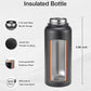 32oz Insulated Water Bottle,Stainless Steel Vacuum Water Bottle, BPA-Free & Leakproof -with Paracord Handle,Strap,Straw Spout Lids,Large Water Jug for Gym Sports