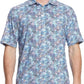 Men's Golf Polo Shirts Short Sleeve Striped Performance Moisture Wicking Dry Fit Golf Shirts for Men