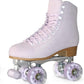 Roller Skates for Women or Men with Height Adjustable Rubber Stoppers Retro Suede Quad Roller Skates for Outdoor and Indoor