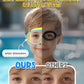 Rantizon Swim Goggles 2 Pack, Wide View Anti Fog&UV Swimming Goggles for Audlt, No Leaking Swim Glasses for Men Women Kids