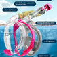 QingSong Full Face Snorkel Mask for Adults, Snorkeling Gear with Camera Mount, 180 Degree Panoramic View Snorkel Set Anti-Fog Anti-Leak