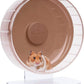 Niteangel Super-Silent Hamster Exercise Wheels: - Quiet Spinner Hamster Running Wheels with Adjustable Stand for Hamsters Gerbils Mice Or Other Small Animals (M, Brown)