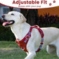 No Pull Dog Harness, Reflective Puppy Vest for Small Medium Large Sized Dog(Burgundy Red,S)