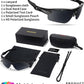 Polarized Sports Sunglasses for Men Women,UV400 Protection Sunglass for Running Cycling Fishing Hiking TR90