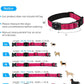 Upgraded AirTag Dog Collar, IP68 Waterproof Air Tag Dog Collar Holder, Reflective, Ultra-Durable, Comfortable Padded, Heavy Duty Dog Collars for Small Medium Large Dogs (XL (15.6"-22"), Hotpink)