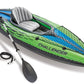 INTEX Challenger Inflatable Kayak Series: Includes Deluxe 86in Kayak Paddles and High-Output Pump – SuperStrong PVC – Adjustable Seat with Backrest – Removable Skeg – Cargo Storage Net
