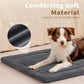Made4Pets Dog Crate Pad Bed for Medium Dogs, Washable & Reversible, Anti-Slip Kennel Mat for Cozy Sleeping, Soft Fluffy Dog Bed for Indoor & Outdoor Use, 29"x21", Dark Gray