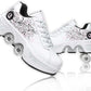 Roller Skate Shoes for Women Four Rounds Children's Roller Skates Shoes That Turn into Rollerskates Sneakers Outdoor Light Shoes with Wheels for Girls/Boys