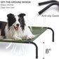 Love's cabin Elevated Cooling Dog Bed for Large Dogs, Portable Indoor & Outdoor Raised Pet Dog Cat Cot, Durable Summer Frame with Breathable Mesh, Olive Green, 48 inches