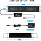 Advanced 7-Row LED Aquarium Light, Easy Setup Controller, Auto On Off Full Spectrum Fish Tank Light, 24/7 Lighting Cycle, 8 Colors, 10 Level Dimming, 32W for 24"-30" Freshwater Planted Tank