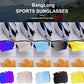 BangLong Polarized Sports Sunglasses Cycling Sun Glasses for Men Women with 5 Interchangeable Lenes for Running Baseball Golf