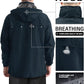 iCreek Men's Rain Jacket Lightweight Waterproof Packable Rain Shell Jacket Raincoat with Hood Windbreaker for Cycling, Golf