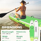 Mistral Stand Up Paddle Board, 11'6 x31''x6'' Inflatable SUP with Premium Paddleboard Accessories, Carry Bag, Dual Action Pump, Paddle, Leash, Wide Stable Design, Non-Slip Deck for Adults & Youth