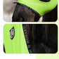 Harrison Howard Horse Fly Mask with Forelock Opening Stretch Breathable and Comfortable for Horses UV -Protection Fluorescent Yellow M