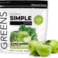 Clean Simple Eats Super Greens Powder, Naturally Flavored Greens Powder with Chlorella, Spirulina, Superfoods & Prebiotic Fiber, No Artificial Ingredients, Gluten Free, Green Apple Flavor, 30 Servings